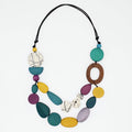 Confetti Grove Wooden Statement Necklace