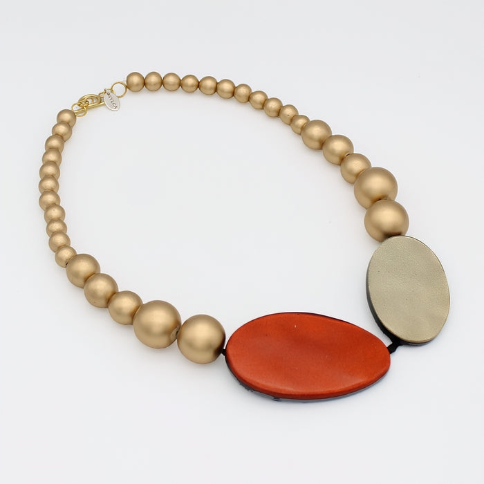 Copper Grove Statement Necklace - Sylca Designs - Chunky Jewelry