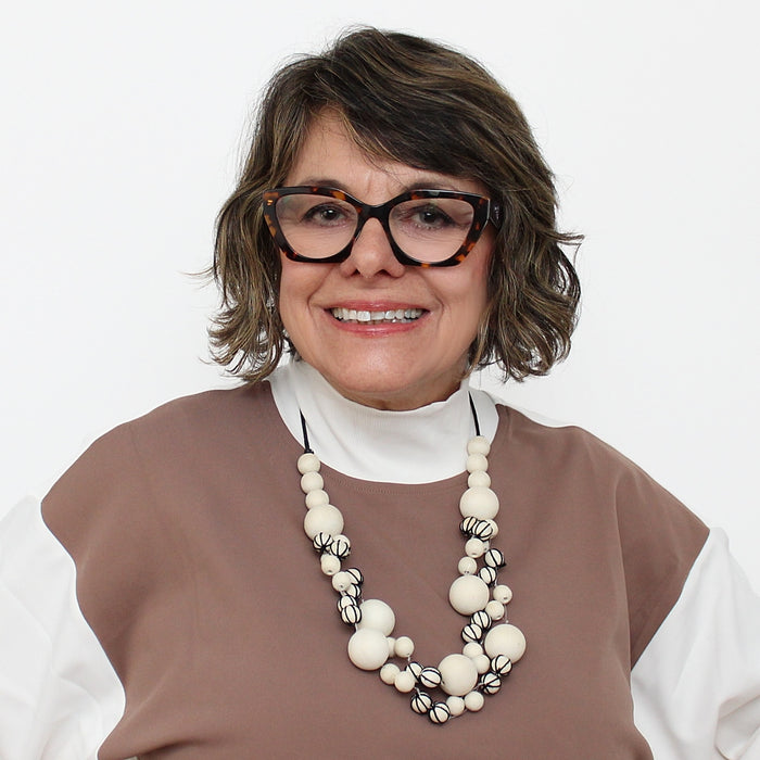 Cream Britta Bubble Necklace - Sylca Designs - Chunky Jewelry