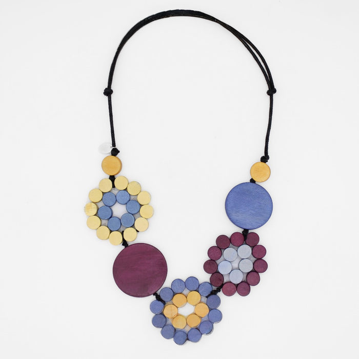 Dahlia Joy Statement Necklace - Sylca Designs - Chunky Jewelry