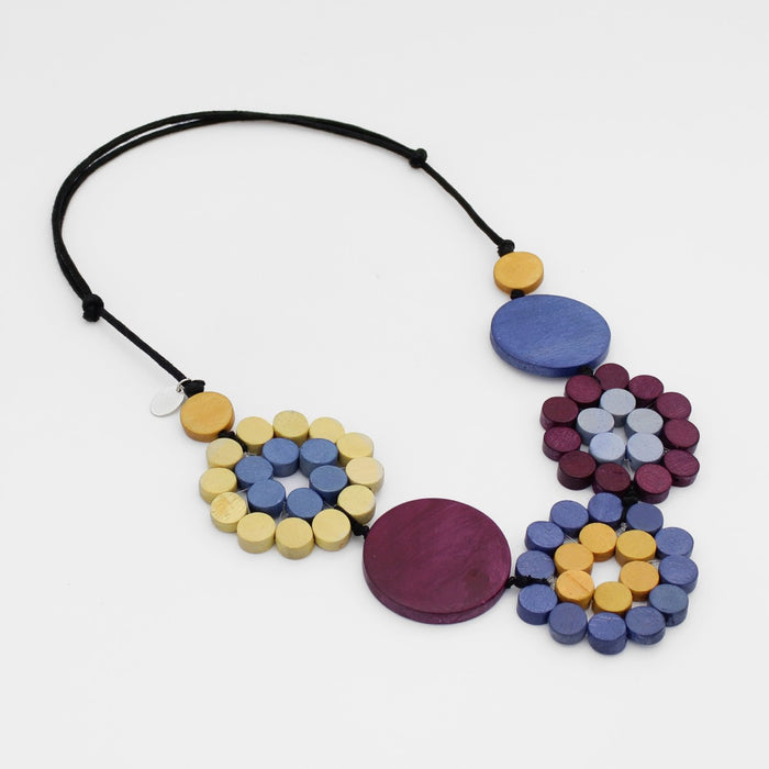 Dahlia Joy Statement Necklace - Sylca Designs - Chunky Jewelry