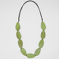 Destiny Lime Teardrop Necklace - Sylca Designs - Chunky Jewelry