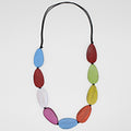 Destiny Multi Color Teardrop Necklace - Sylca Designs - Chunky Jewelry