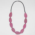 Destiny Pink Teardrop Necklace - Sylca Designs - Chunky Jewelry