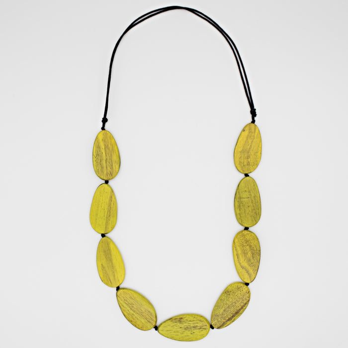 Destiny Yellow Teardrop Necklace - Sylca Designs - Chunky Jewelry
