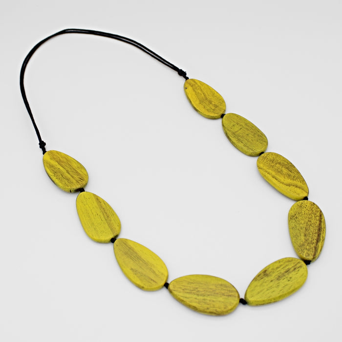 Destiny Yellow Teardrop Necklace - Sylca Designs - Chunky Jewelry