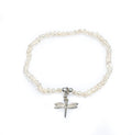 Dragonfly Seed Pearl Bracelet