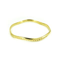 Drift Bangle Gold crafted in gold vermeil over 925 sterling silver with flowing organic design