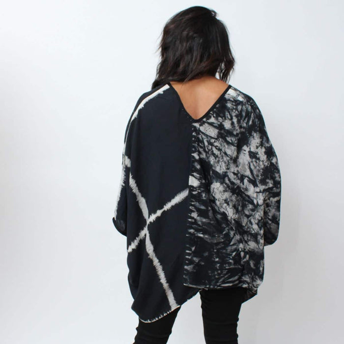 Dual Design Blouse - Sylca Designs - Chunky Jewelry