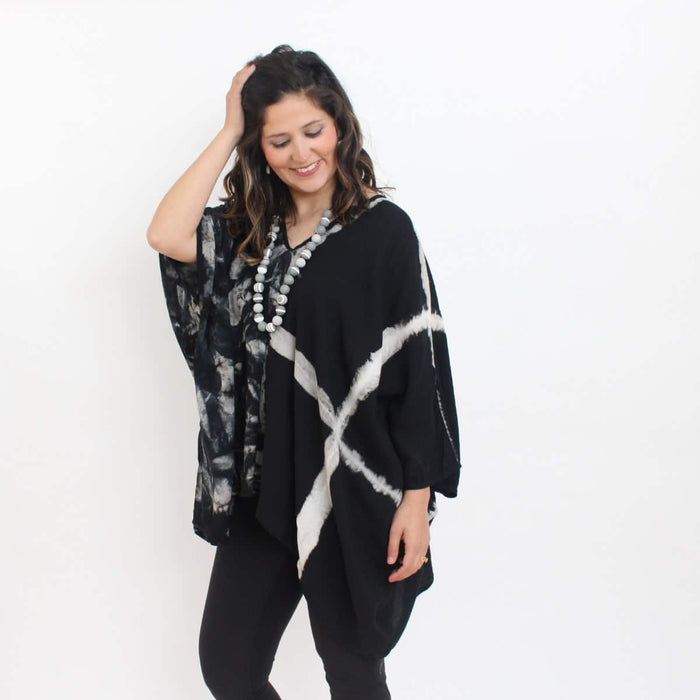 Dual Design Blouse - Sylca Designs - Chunky Jewelry