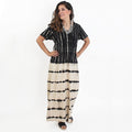 Dual Stripe Fitted Maxi Dress - Sylca Designs - Chunky Jewelry