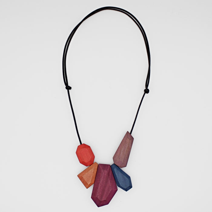 Dusty Rose Shera Necklace - Sylca Designs - Chunky Jewelry