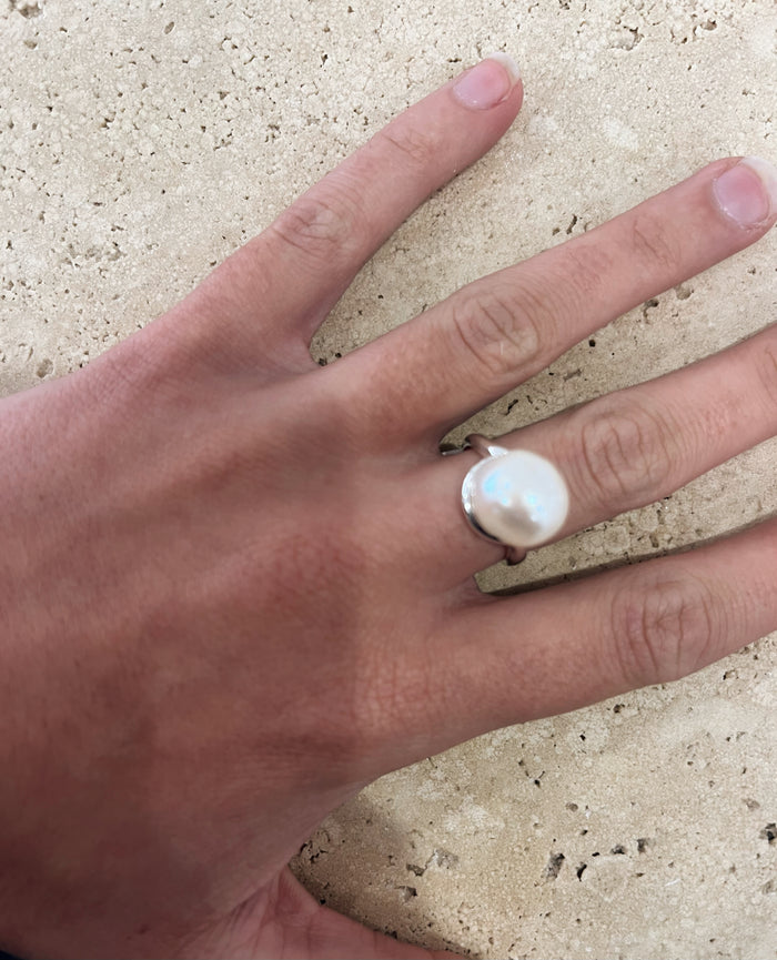 Embrace Pearl Ring