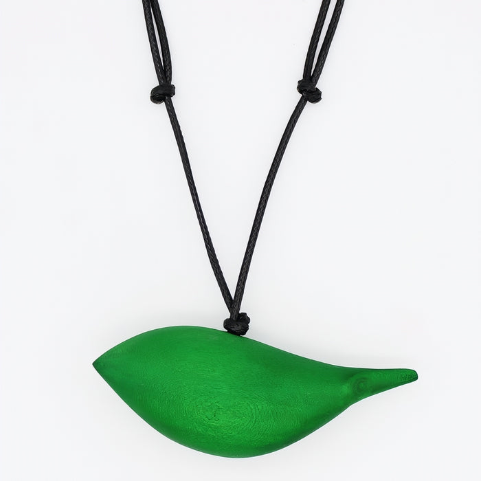 Emerald Robin Pendant Necklace
