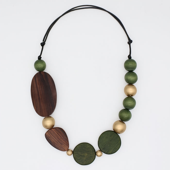Everlyn Forest Statement Necklace - Sylca Designs - Chunky Jewelry