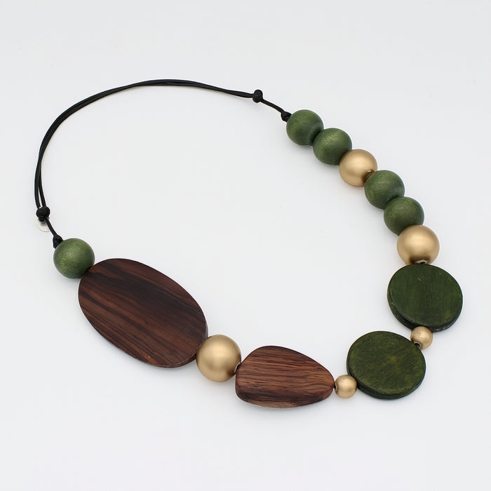 Everlyn Forest Statement Necklace - Sylca Designs - Chunky Jewelry