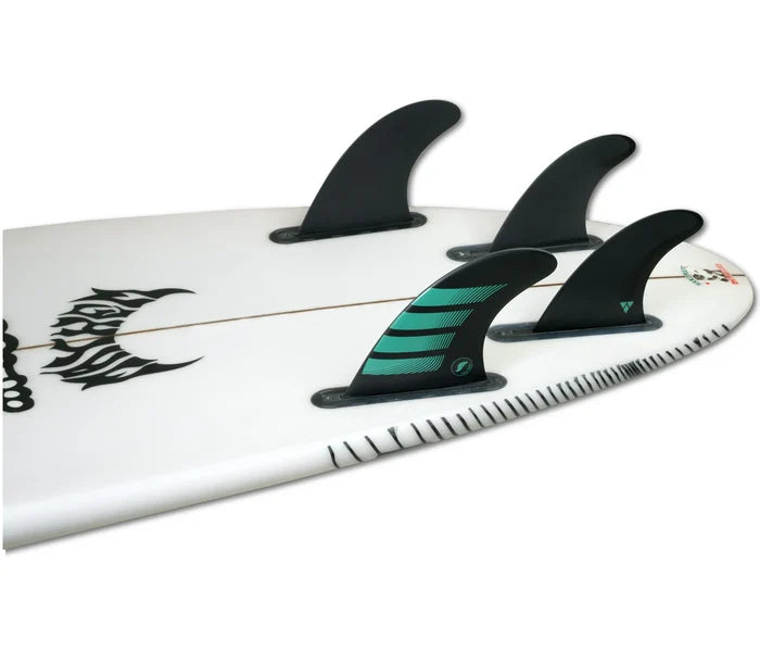 F6 Alpha 5-Fin - Carbon/Teal