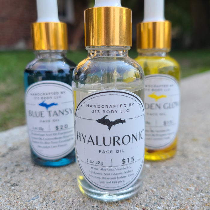 Face Skin Care Routine Subscription Bag ~ Hyaluronic, Blue Tansy, and Golden Glow