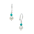 TURQUOISE PEARL EARRINGS