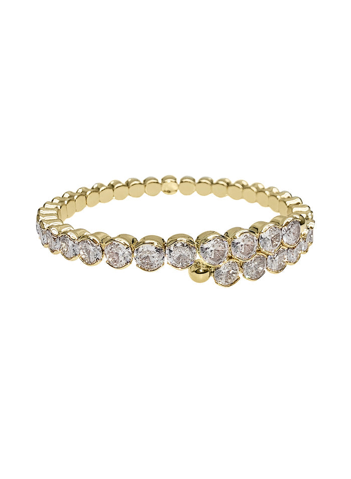 Flexible Zircon Stone Tennis Bracelet RB004