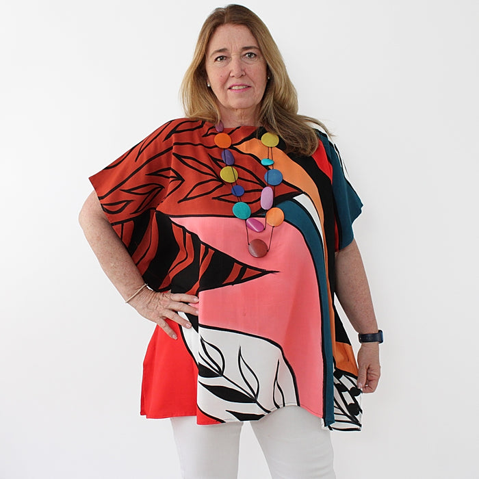 Floriculture Blouse - Sylca Designs - Chunky Jewelry