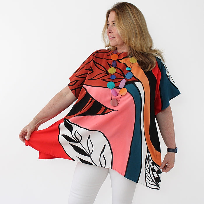Floriculture Blouse - Sylca Designs - Chunky Jewelry