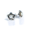 frangipani oxide pearl studs