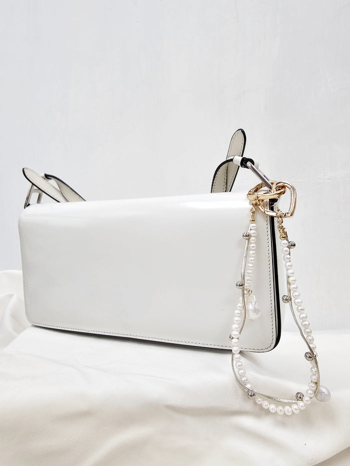 Freshwater Pearl With Baroque Pearls Bag Charm