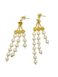 Freshwater Pearls Tassels Earrings AE040 - FARRA