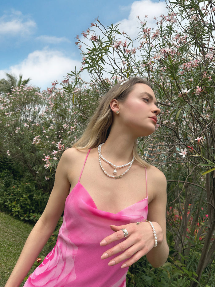 Must-have Freshwater Pearls with Baroque Pearl Pendant Necklace LN063 - FARRA