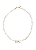 Freshwater Pearls with MOM Pendant Necklace LN060 - FARRA