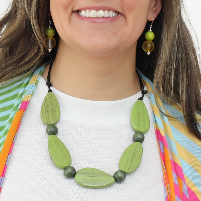 Freya Lime Colorful Necklace