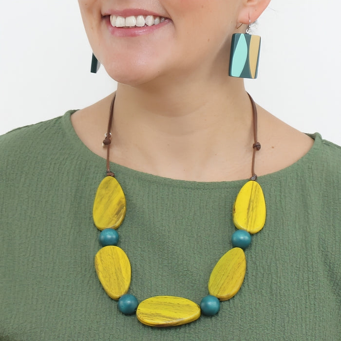 Freya Yellow Colorfall Necklace