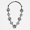 Frosted Yellow and Mint Resin Alyssa Necklace - Sylca Designs - Chunky Jewelry