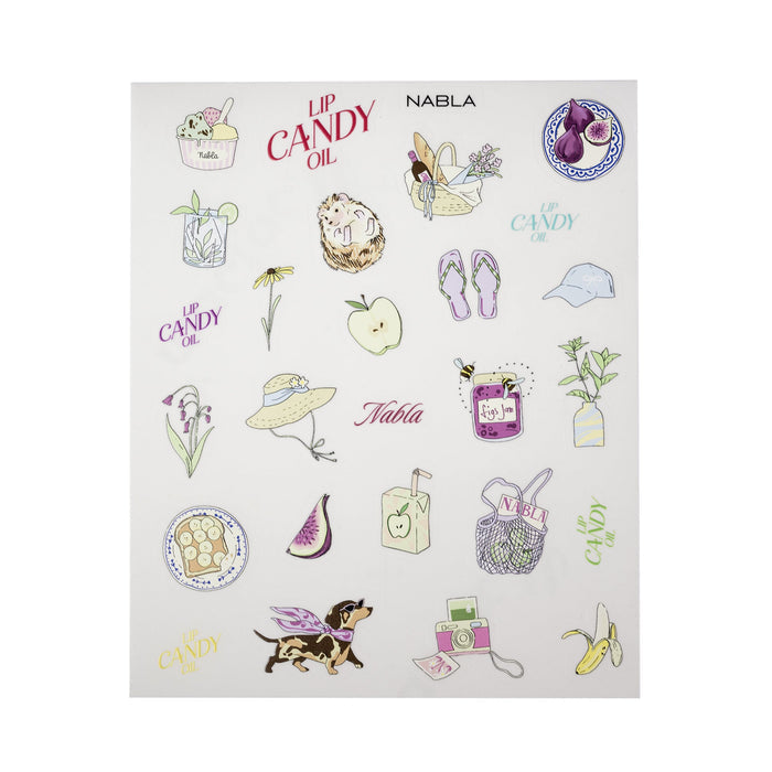 Fruity Summer Sticker Sheet - NABLA Cosmetics