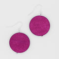 Fuchsia Dot Rosie Earrings - Sylca Designs - Chunky Jewelry