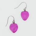 Fuchsia Gem Drop Earring - Sylca Designs - Chunky Jewelry
