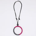 Fuchsia Inez Pendant Necklace - Sylca Designs - Chunky Jewelry