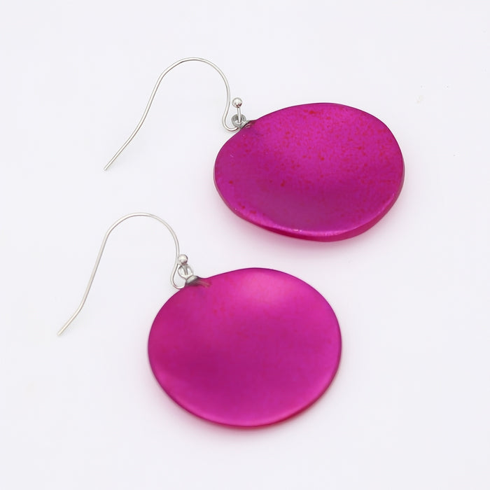 Fuchsia Opaline Drift Earrings
