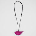 Fuchsia Robin Pendant Necklace - Sylca Designs - Chunky Jewelry