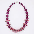 Fuchsia Skylar Coastal Aura Necklace - Sylca Designs - Chunky Jewelry