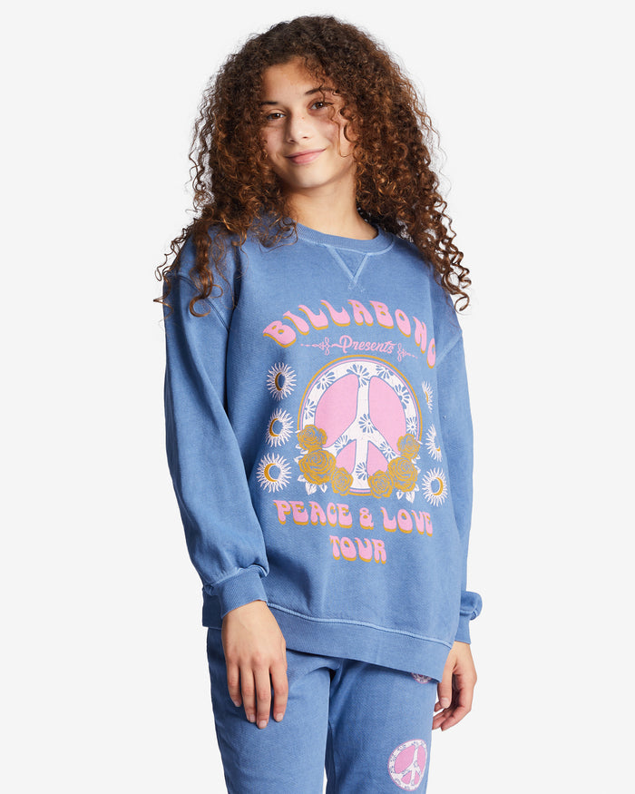 Girls Making Waves Crewneck Sweatshirt - Medium Vintage