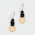 Gold and Black Dusk Earrings
