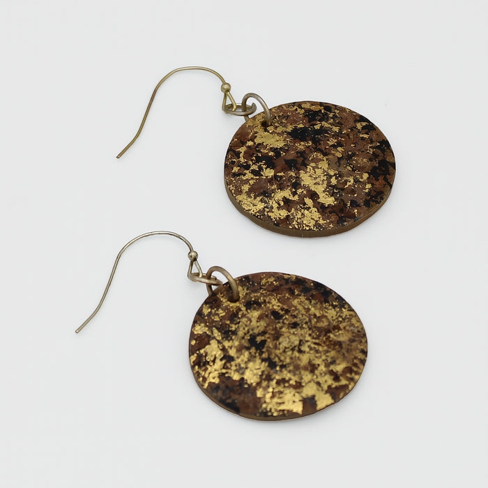 Gold Apoline Statement Earring - Sylca Designs - Chunky Jewelry