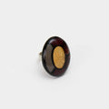 Gold & Grey Statement Ring by Sylca - Sylca Designs - Chunky Jewelry