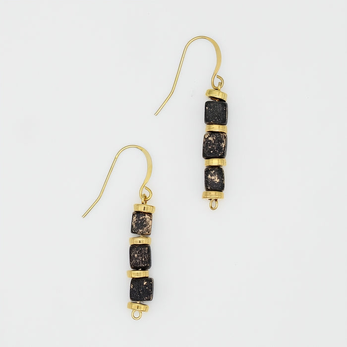 Gold Inspire Bead Earring - Sylca Designs - Chunky Jewelry