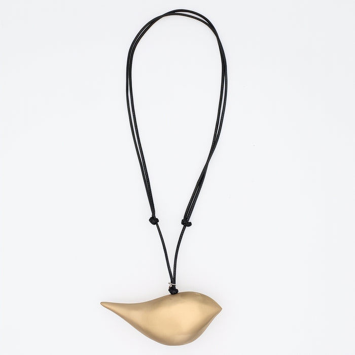 Gold Robin Pendant Necklace