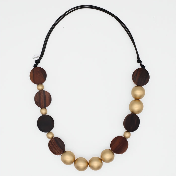 Golden Birch Statement Necklace - Sylca Designs - Chunky Jewelry
