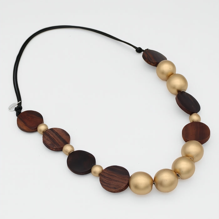 Golden Birch Statement Necklace - Sylca Designs - Chunky Jewelry
