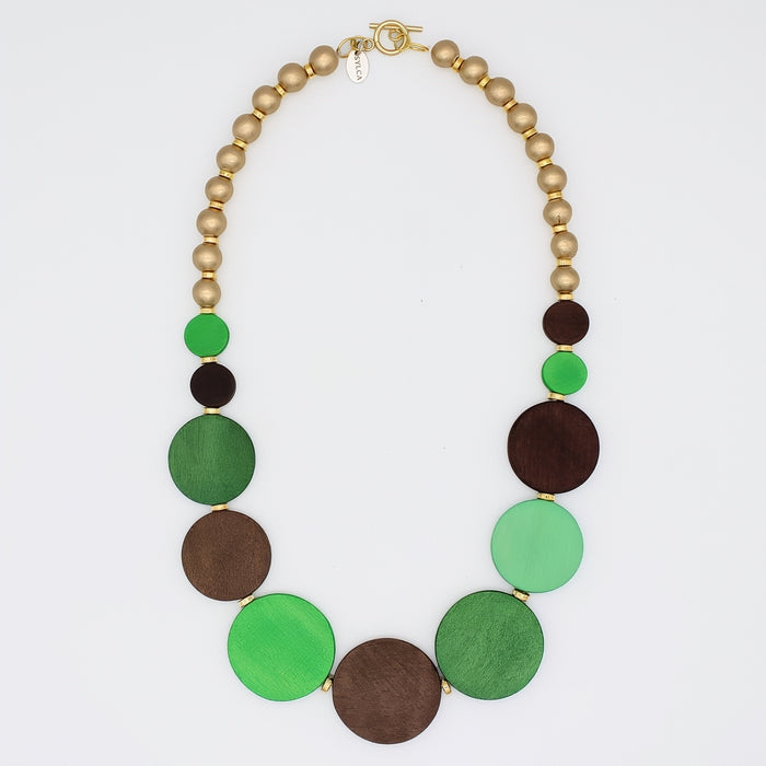 Golden Grove Statement Necklace - Sylca Designs - Chunky Jewelry
